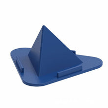 Load image into Gallery viewer, Portable Three-Sided Triangle Desktop Stand Mobile Phone Pyramid Shape Holder Desktop Stand (Multi Color) (2 Pc)