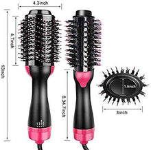 Load image into Gallery viewer, Hot Air Brush 3 in 1 One Step Hair Dryer & Styler