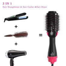 Load image into Gallery viewer, Hot Air Brush 3 in 1 One Step Hair Dryer & Styler