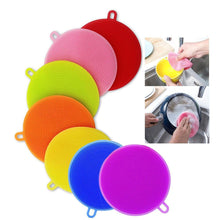 Load image into Gallery viewer, Silicone Dishwashing Scrubber (5 pcs Set)
