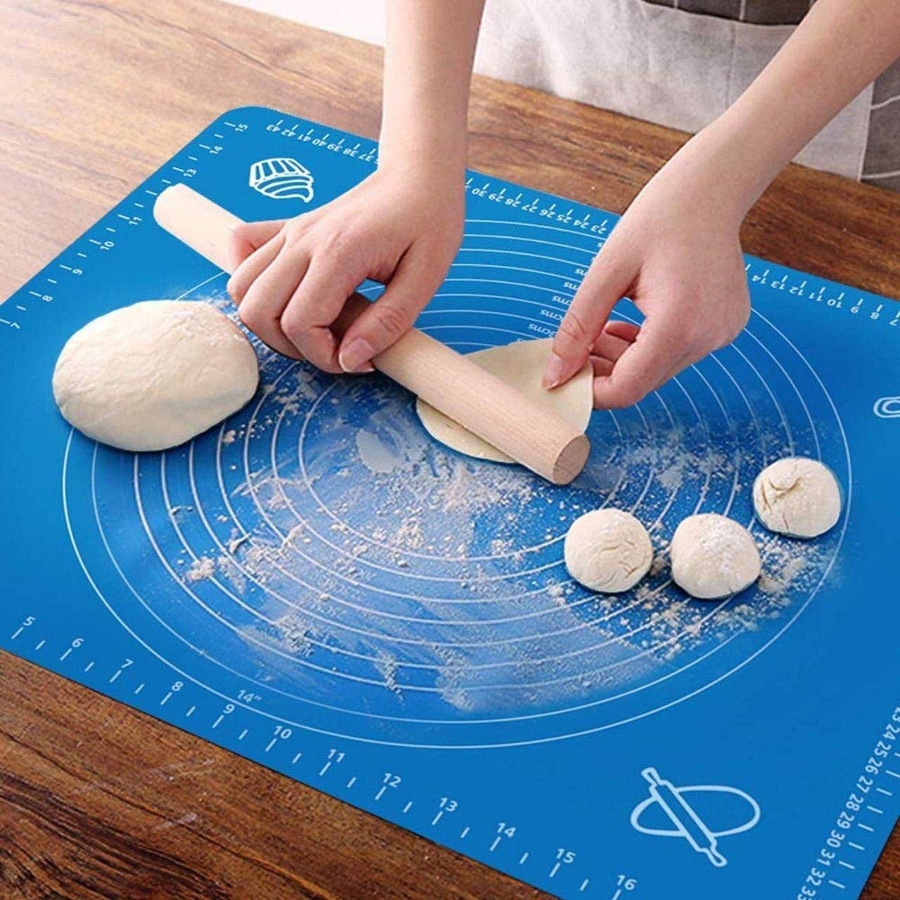 1pc Reusable Silicon Fondant Rolling Mat – mycookwareshop