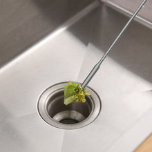 Load image into Gallery viewer, SS Drain Clog Remover 90 cm /Hair Catchingl Sink Overflow Drain Cleaning Drain Clog Water Pipe Sink Cleaner Snake Unblocked Kitchen Bath Rod Hair Remover (Random Color)