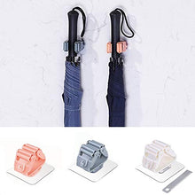 Load image into Gallery viewer, Pack of 3 Wall Mounted Stick Handle Mop And Broom Hook Holder Organiser With Glue Sticker