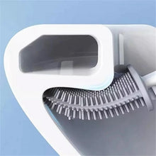 Load image into Gallery viewer, Silicon Toilet Brush with Slim Holder Flex Toilet Brush