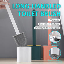 Load image into Gallery viewer, Silicon Toilet Brush with Slim Holder Flex Toilet Brush