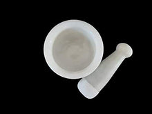 Load image into Gallery viewer, White Marble Imam Dasta/Mortar and Pestle Set/-4 Inches Marble Masher
