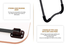 Load image into Gallery viewer, Study Table Laptop Table Foldable Solid Wooden, with Cup & Pen Holder for Girls Boys Kids Children Used for Reading, Study, Homework Best for Students