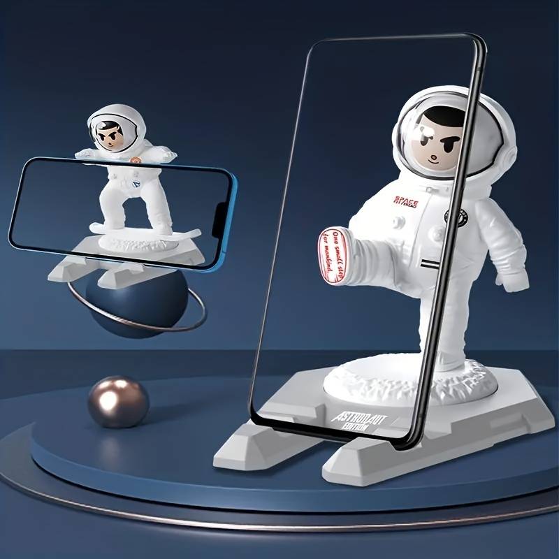Astronaut Mobile Phone Holder Space Man Fun Decoration Creative Mobile  Phone Tablet Holder