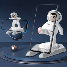 Load image into Gallery viewer, Astronaut Mobile Phone Holder Space Man Fun Decoration Creative Mobile Phone Tablet Holder
