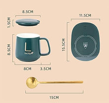 Load image into Gallery viewer, Ceramic Coffee Mug Warmer Electric Heater Smart Cup
