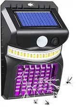 Load image into Gallery viewer, Mosquito Killer Bug Zapper Outdoor 3 in 1 Mosquito Zapper Black Solar Bug Zapper Electric LED Light Mosquito Killer Lamp with Motion Sensor for Outdoor Backyard Patio Camping.
