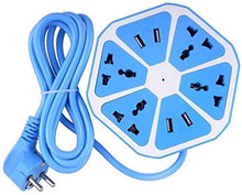 Load image into Gallery viewer, hexagon Socket Power Strip with USB Charger
