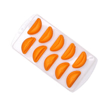Load image into Gallery viewer, Orange Shape Silicone Ice Cube Trays
