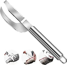 Load image into Gallery viewer, Fish Scale Knife Cut Scrape Dig 3-in-1 Tool, Stainless Steel Fish Maw Knife Fish Scaler Remover, Multifunction Fish Peeler Open Belly and Dig Out Fish Cleaner Tool Kitchen Accessory
