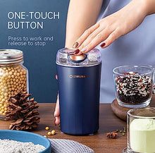 Load image into Gallery viewer, Mini portable herb spice nut blender grinder
