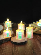 Load image into Gallery viewer, Acrylic Rainbow LED Candles small
