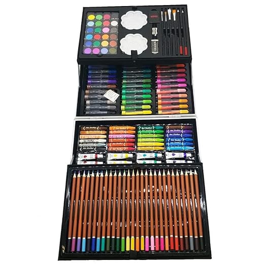 Kids Art Drawing & Painting Set/Art Drawing Color Set for Kids Case Ar ...