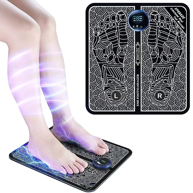 MS Foot Massager Mat with Muscle Stimulator