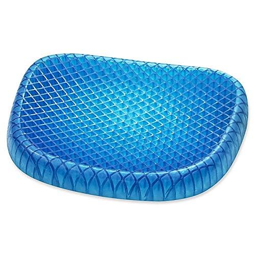 Rubber Gel Soft Egg Cushion Sitter, Soft Breathable Honeycomb Cushion Memory Seat Pillow, Hips Promotes Venting & Good Sitting Posture for Office Chair Car Sitter Wheelchair (1 Pcs)