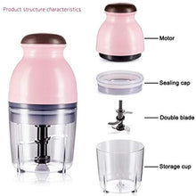 Load image into Gallery viewer, Mini Electric Food Chopper | Multipurpose Portable Grinder for Vegetables, Fruits, Meat, Nuts &amp; Baby Food | Compact &amp; Easy to Clean
