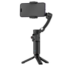 Load image into Gallery viewer, TOK_QI M02 3-Axis Handheld Gimbal Stabilizer Cell Phone Selfie Tripod with Detachable Remote for iPhone Android Smartphone, Black (M02)
