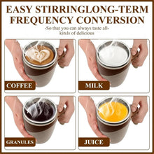 Load image into Gallery viewer, Self Stirring Magnetic Coffee Mug | Automatic Self Stirring Coffee Mug with Stainless Steel Inner | Automatic Stirring Mug for Coffee, Milk, Cocoa &amp; Drinks

