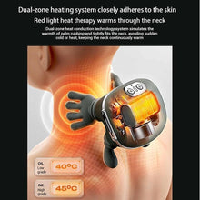 Load image into Gallery viewer, Heated Massager, Wireless Portable Neck and Back Massager, Electric Deep Tissue 4D Kneading Massage, Simulated Human Hand Design for Pain Relief and Muscle Relax
