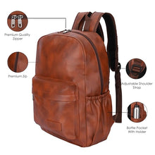 Load image into Gallery viewer, Multipurpose Leather Shoulder Bag – Perfect for Business, School, Collage &amp; Daily Use 15.6 L Laptop Support
