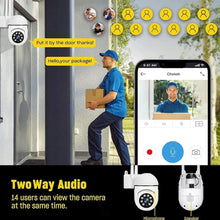 Load image into Gallery viewer, 1080p V380 Pro App 360 Degree Watch Live Streaming | Smart Wi-fi Wireless CCTV Security Camera Light Vision, Remote Indoor Mini Dome
