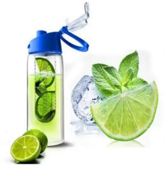 Detox Fruit & Tea Infuser Glass Water Bottle| Leak Proof |BPA Free |Durable, 750ml