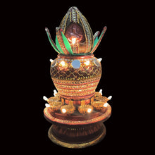 Load image into Gallery viewer, Kalash Design Festival Diya Light Decorative Lamp Electric Deep | 16 LED's | Revolving Lamp
