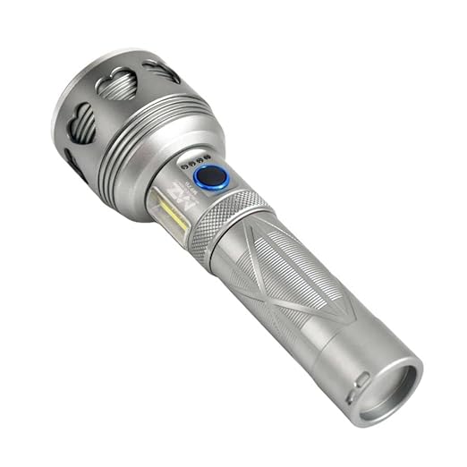 MZ M-978 Zoomable Metal LED Torch Aluminum Body with 2000 lumens, Long-Lasting, Waterproof USB Rechargeable, Bright Light