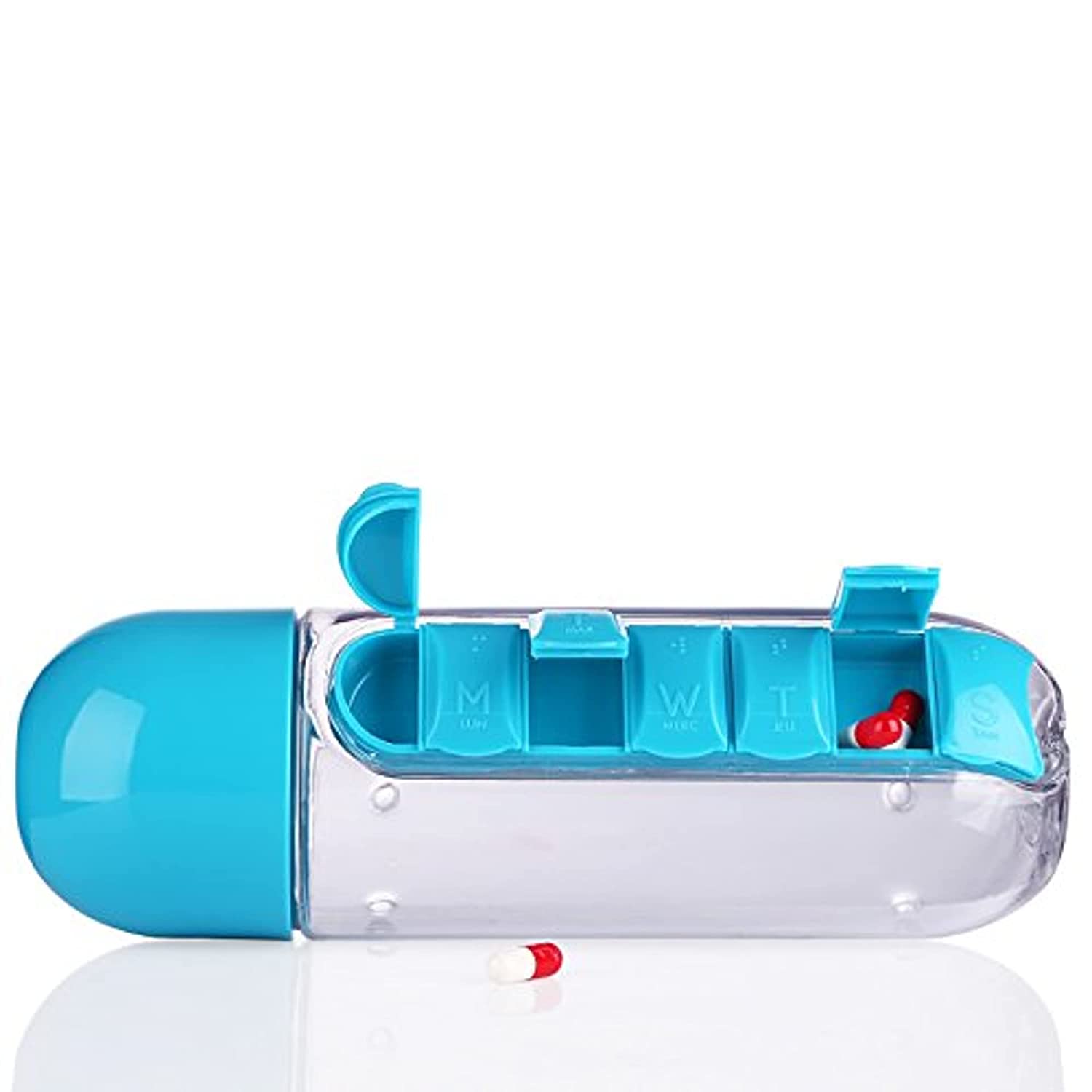 Pill Organizer Water Bottle – SALUD + VIDA & more