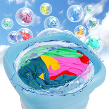 Load image into Gallery viewer, Mini Foldable Washer and Spin Dryer Small Foldable Bucket Washer
