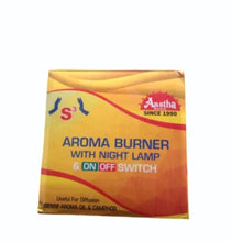 Load image into Gallery viewer, AROMA BURNER WITH NIGHT LAMP &amp; ON OFF SWITCH
