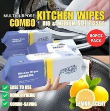 Load image into Gallery viewer, Kitchen Wet Wipes 80 pc
