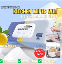 Load image into Gallery viewer, Kitchen Wet Wipes 80 pc

