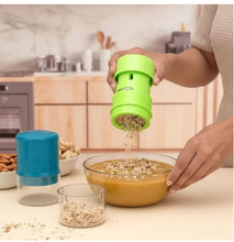 Load image into Gallery viewer, Dry Fruit Cutter Slicer Machine for Kitchen | Heavy Duty Hand Operated Nut Chopper for Badam, Kaju, Walnut &amp; Pista | Fine Slicing Kitchen Gadget for Garnishing, Baking &amp; Cooking

