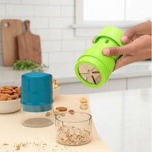 Load image into Gallery viewer, Dry Fruit Cutter Slicer Machine for Kitchen | Heavy Duty Hand Operated Nut Chopper for Badam, Kaju, Walnut &amp; Pista | Fine Slicing Kitchen Gadget for Garnishing, Baking &amp; Cooking
