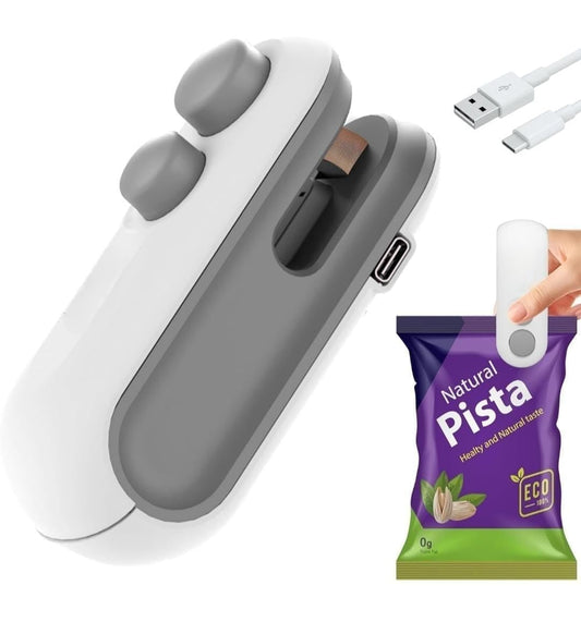Mini Bag Sealer with Cutter and Magnet