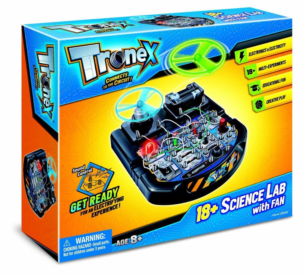 Tronex 18+ Science W/Fan Circuit Lab Toy Activity Kit Build Your Own Electronic Circuit Board Doodler Using a Science Kit for Kids/Adults