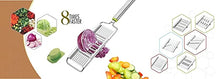 Load image into Gallery viewer, Multipurpose 6 in 1 Stainless Steel Grater and Slicer/Vegetable Cutter/French Fries Cutter/Potato Chips Cutter (Silver)

