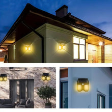 Load image into Gallery viewer, Solar Wall Lamp Dual Core Wireless Dusk to Dawn Motion Sensor Sconce Light
