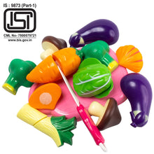Load image into Gallery viewer, Vegetables Toys for Kids Pretend Play Kitchen Toys Play Food Toys Sliceable 9Pcs for 3+ Years Boys, Girls, Kids
