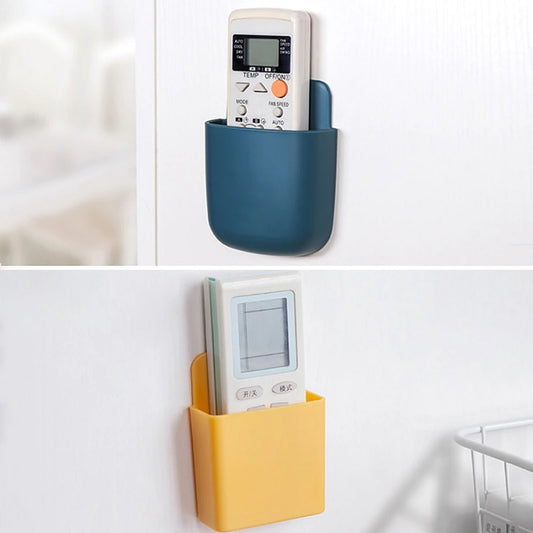 Wall Mounted Mobile or Remote Holder Stand (Random Colors)