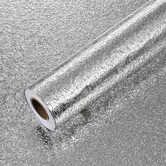 Silver Oil Proof Kitchen Wallpaper Sticker (200*30 cm)