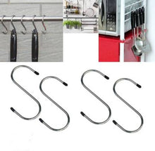 Load image into Gallery viewer, Stainless Steel Sling Dog Hook &quot; S &quot; Hooks Cloths Hanging Hook - 2 Different Packs
