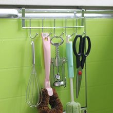 Load image into Gallery viewer, 5 Hook Stainless Steel Cabinet Organiser
