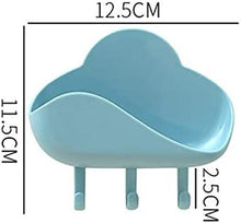 Load image into Gallery viewer, Soap holder Cloud Shape with key hook

