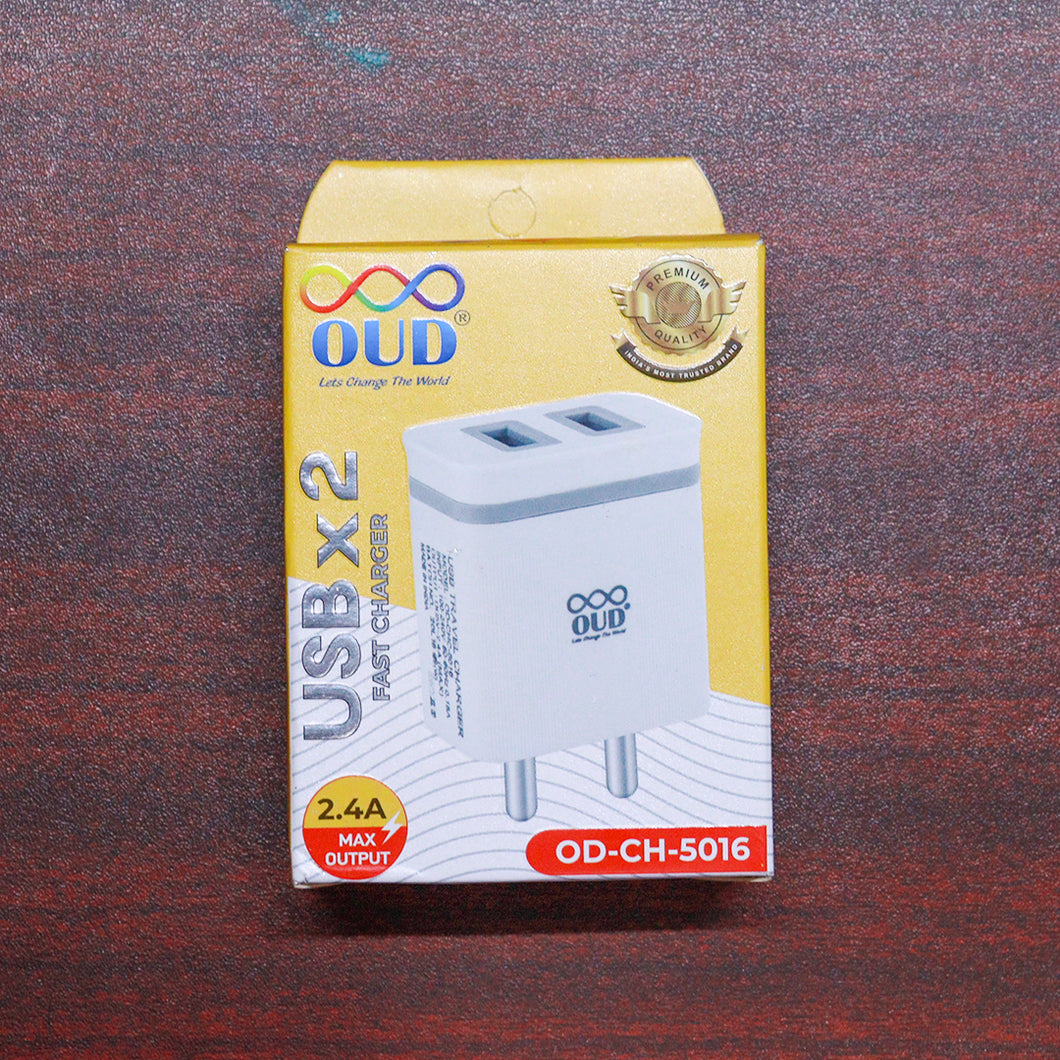 OUD Dual USB Port Type C Mobile Charger